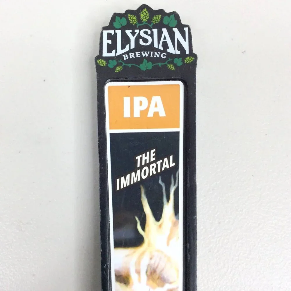 Elysian Brewing Beer Tap Handle Night Owl‎ Pumpkin Ale The Immortal IPA 11
